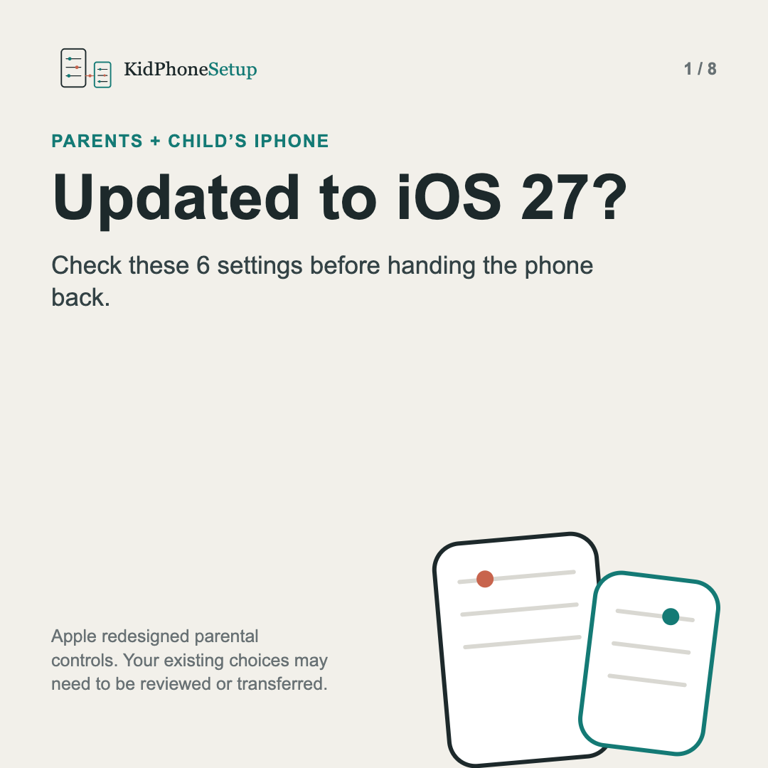 Preview of the iOS setup guide